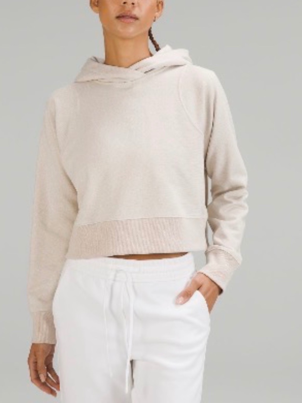 Lululemon Cropped Sparkle Hoodie